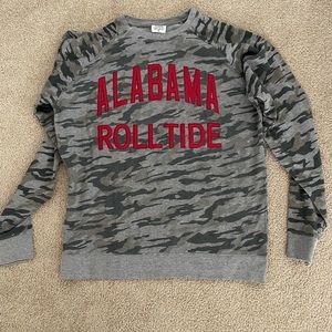 University of Alabama roll tide grey camo womens small press box womens small